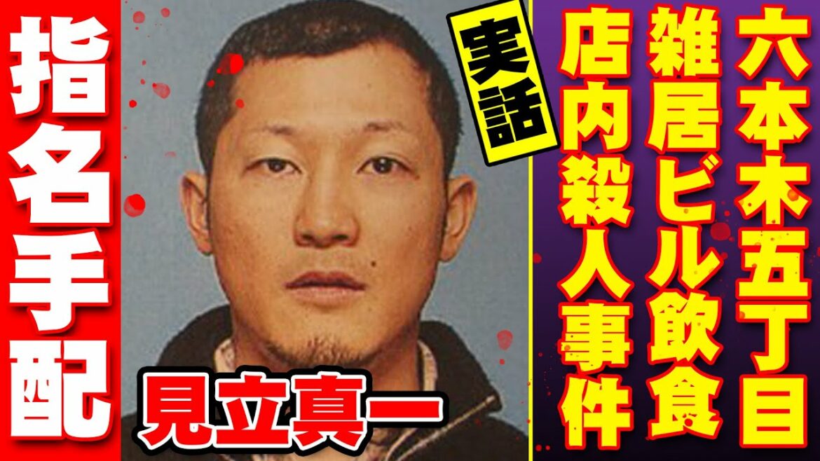 【実話/指名手配】見立真一【六本木五丁目雑居ビル飲食店内殺人事件】2012年事件