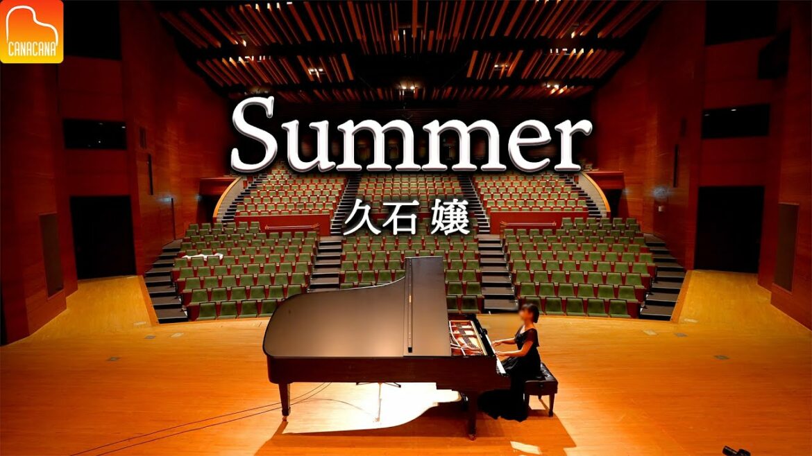 Summer - 久石譲【スタインウェイのフルコンで弾いてみた✨】楽譜あり - Joe Hisaishi  - 耳コピピアノ - Piano Cover - CANACANA
