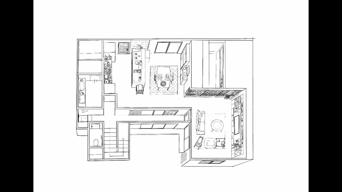 iPad-Procreate-タイムラプス-ドラマ『忍者に結婚は難しい』草刈家③30秒ver