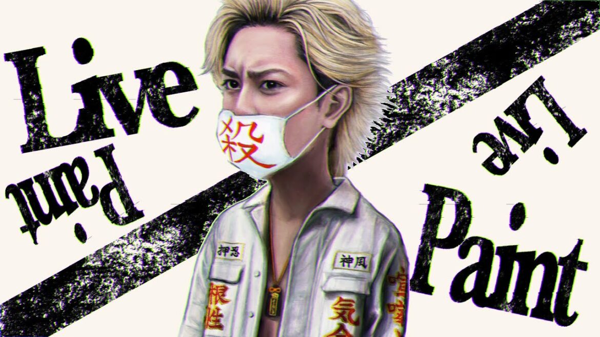 ナンバMG5 難破剛　間宮祥太朗　イラスト　似顔絵　ライブペイント