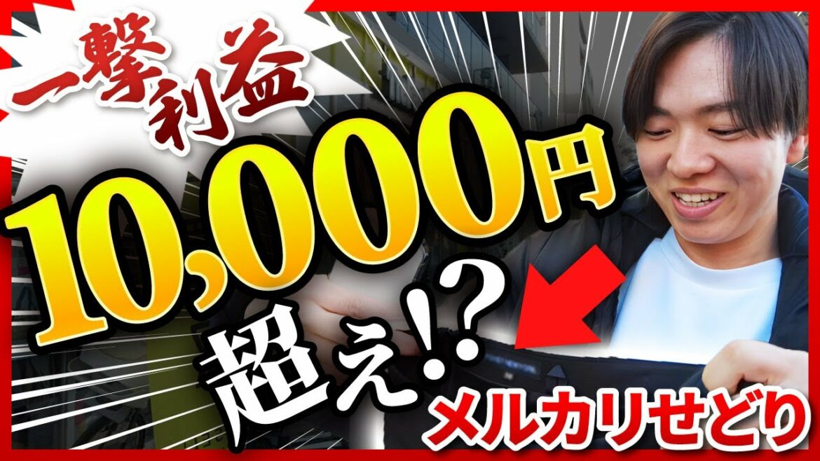 【メルカリせどり】一撃10,000円利益が取れちゃうかもしれない商品を紹介！