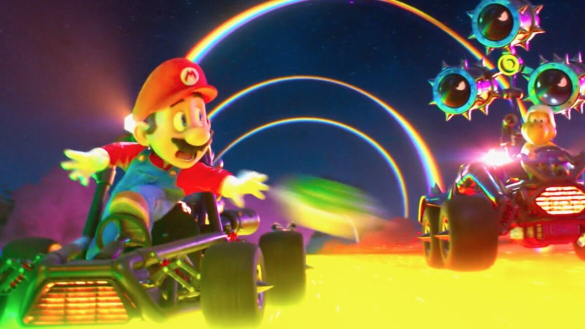 マリオがクッパ軍団とレインボーロードでカートバトル！／映画『ザ・スーパーマリオブラザーズ・ムービー』最終トレーラー