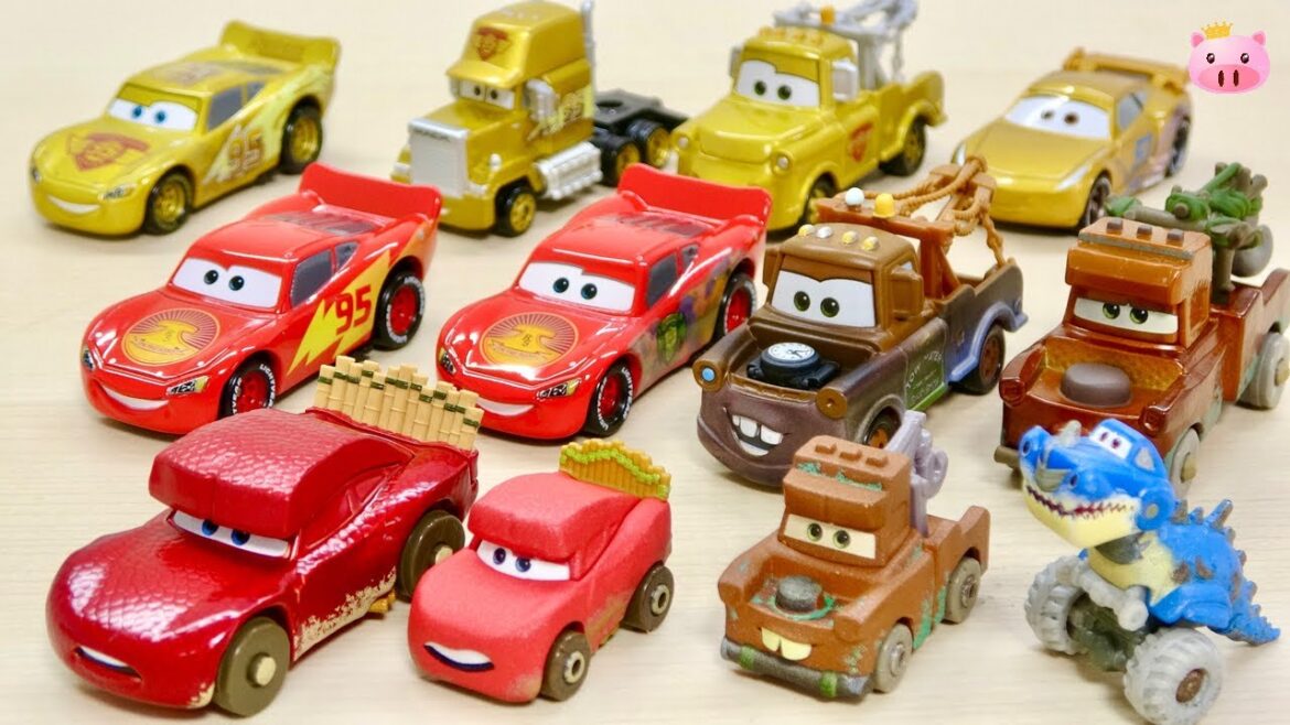 カーズ ディズニー ミニサイズの恐竜 ティラノサウルス見つけた!! カーズトミカの開封忘れてたよ〜☆