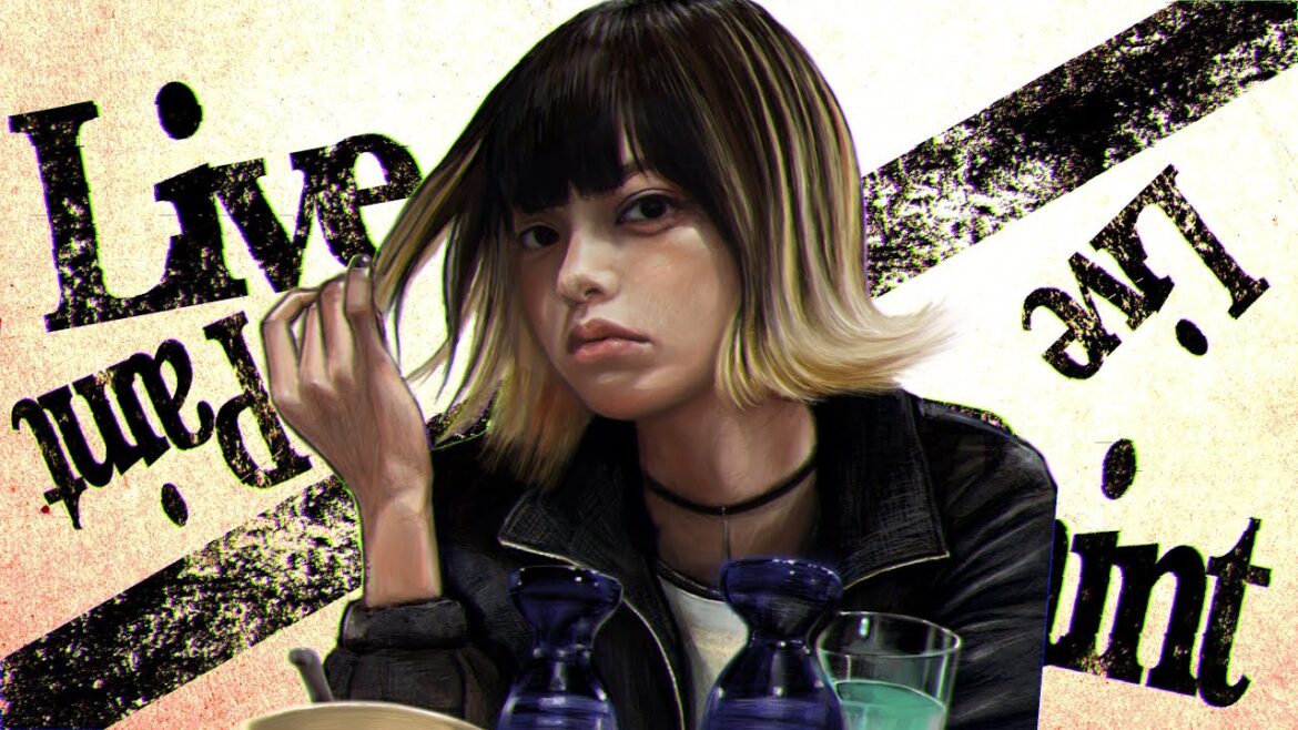 六本木クラス #イラストメイキング  平手友梨奈 illustration 厚塗り #イラスト 似顔絵 #shorts