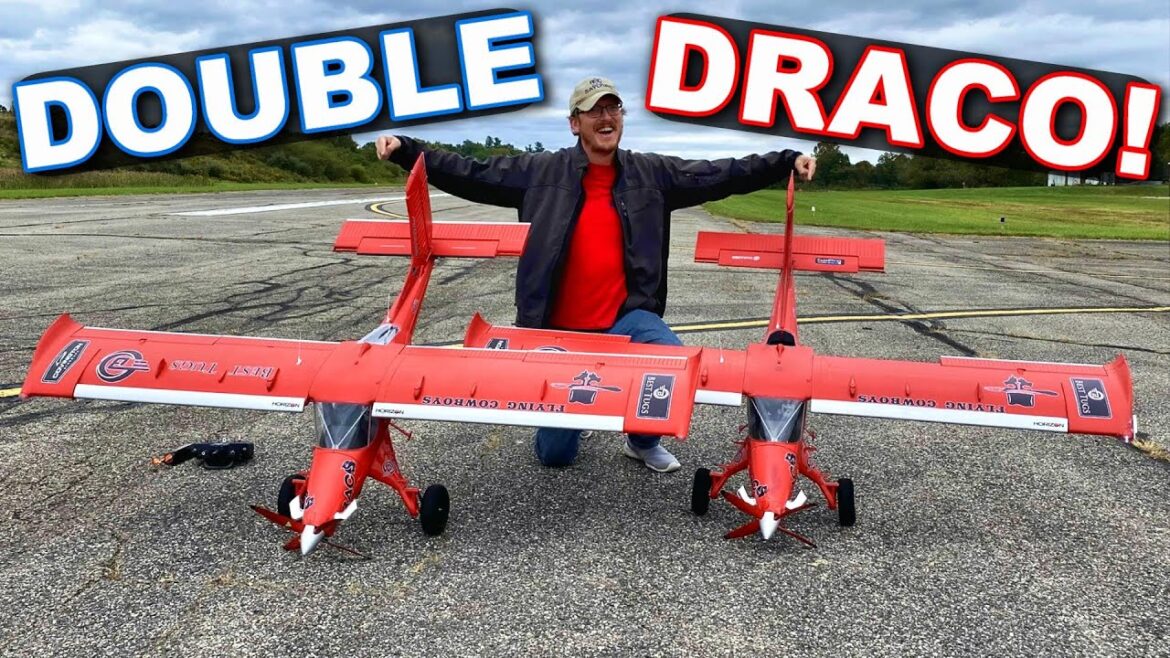 DRACO MONSTER BUSH PLANE Formation Flight RC Edition