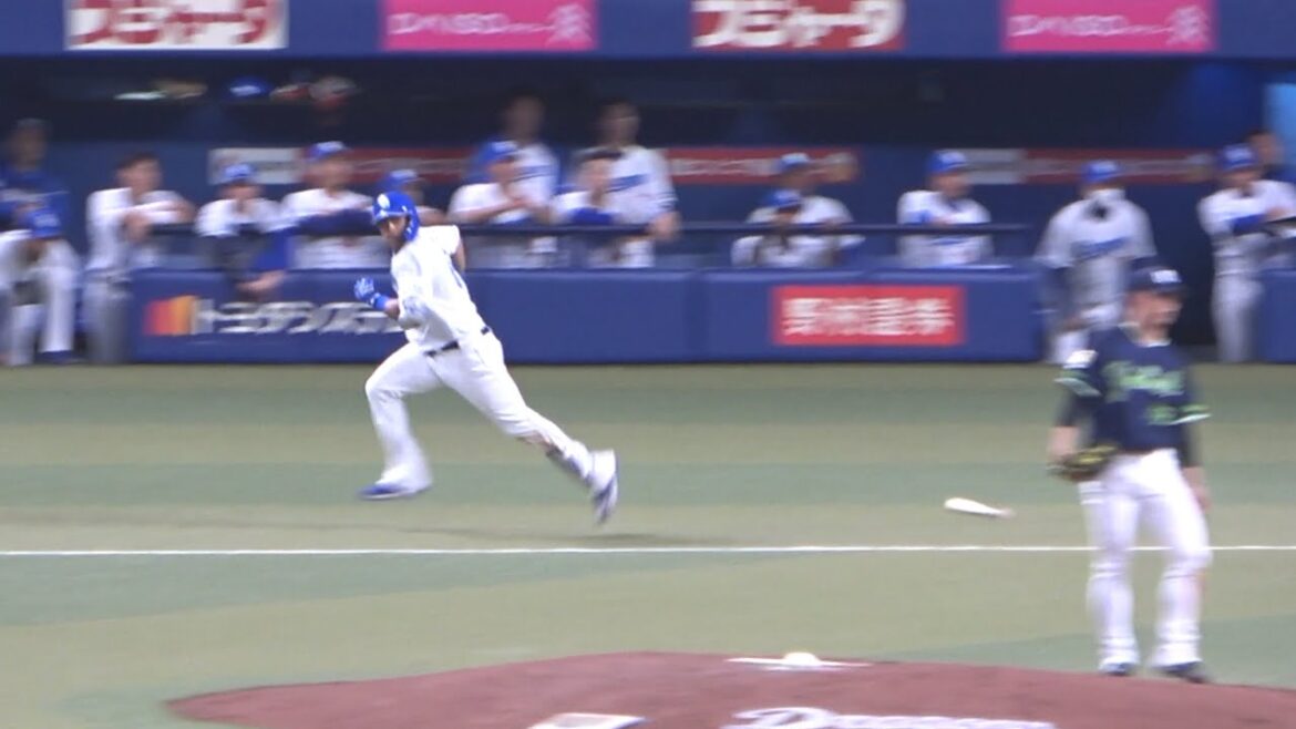 ビシエド、2打席連続の強烈なフェンス直撃打！今日だけで2本ホームランを損する… (2023/04/05)