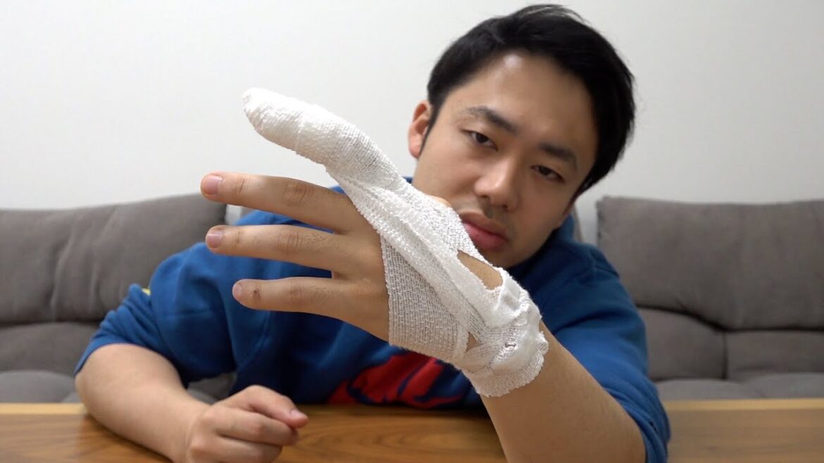 指が取れました。