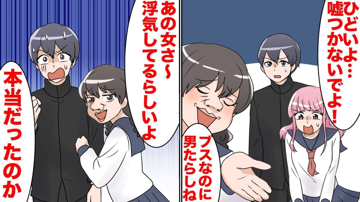 【漫画】デリカシー０の自称サバサバ女子がリア充を爆発させるために彼女の悪口を吐きまくる【スカッとマンガ動画】