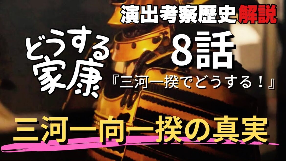 [どうする家康 8話]三河一向一揆の真実！一向宗のその後！長吉の最期は違う？演出伏線・出来事・登場人物解説！時系列で紹介！(歴史解説)