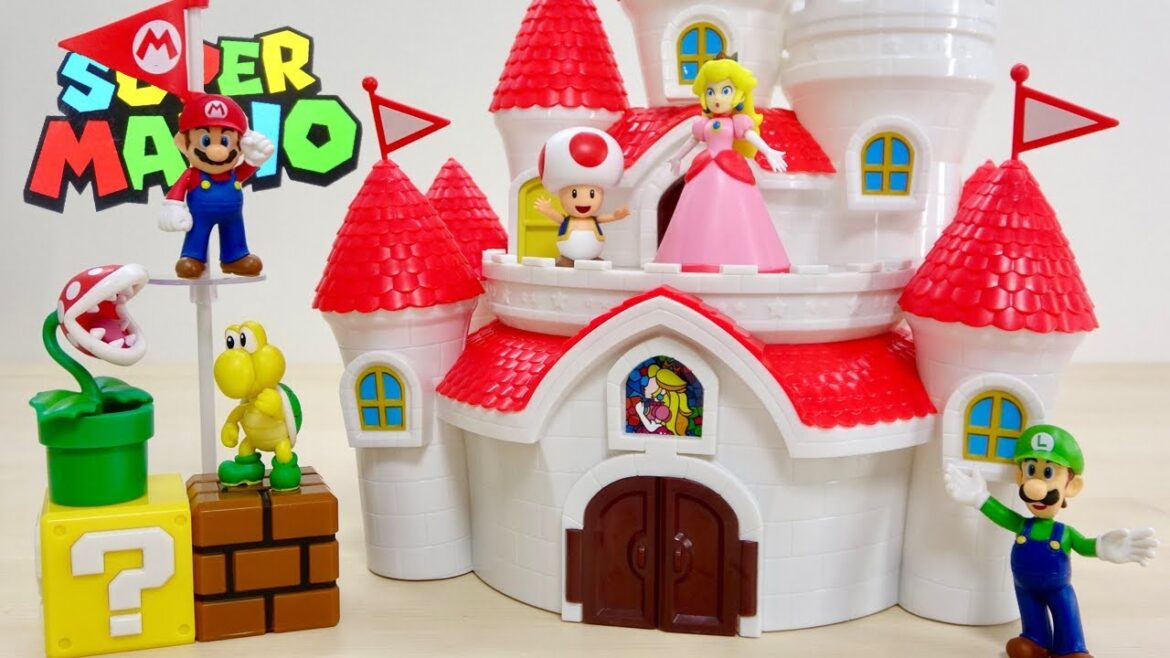 スーパーマリオフィギュアコレクション 仕掛けは無いがとにかく可愛い♪ピーチ城