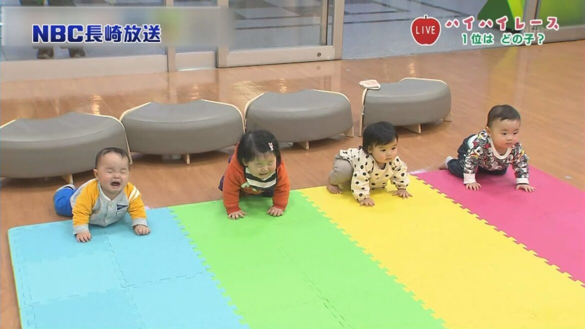 赤ちゃんハイハイレース（2020年1月）