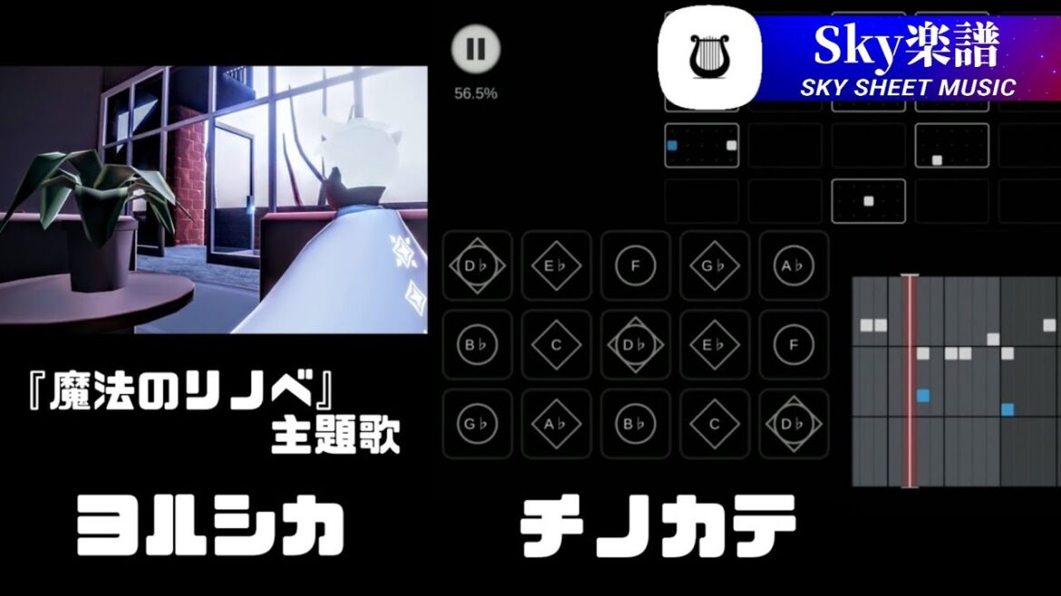 sky 楽譜 - チノカテ / ヨルシカ 『 魔法のリノベ 』 主題歌