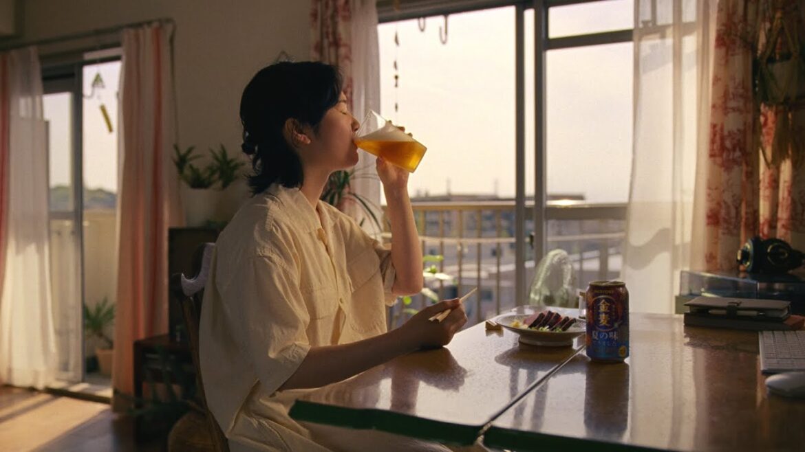 金麦『夕立ち＋夏の味』篇 30秒 黒木華 柳楽優弥 サントリー CM