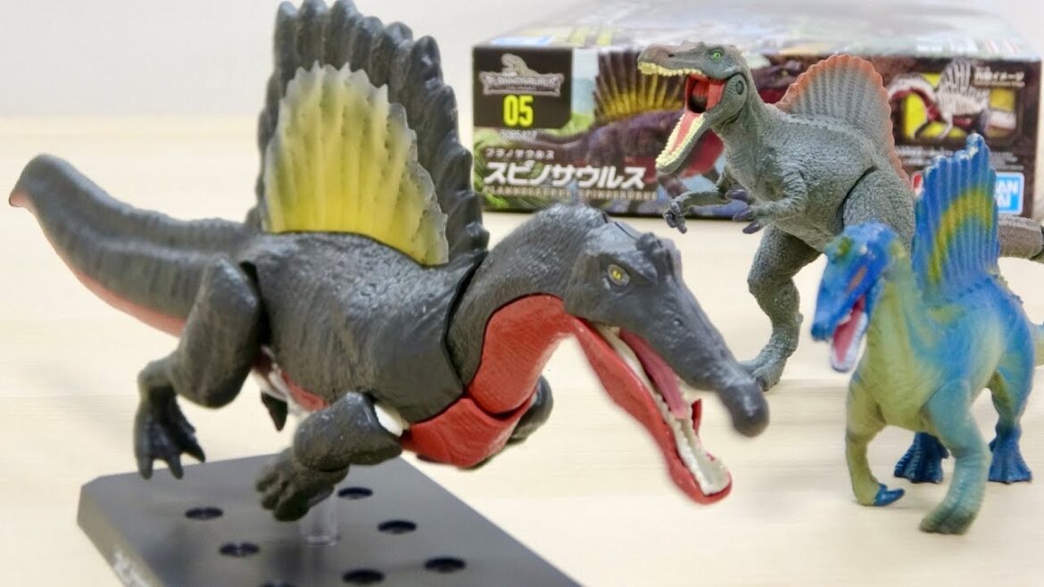 迫力の造形 恐竜プラモデル プラノサウルス スピノサウルスを組み立て!