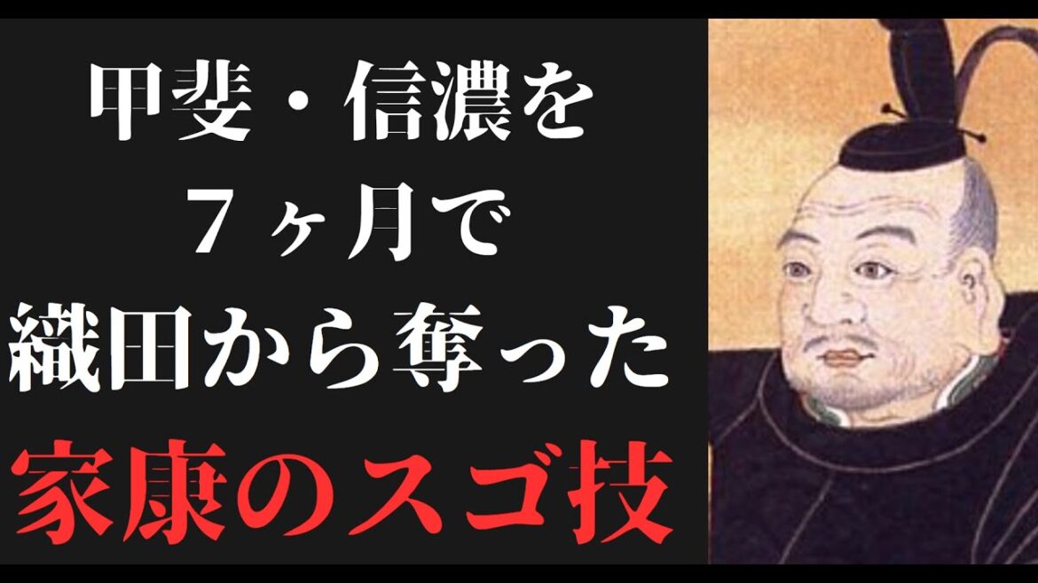【どうする家康】家康がさくっと織田の甲斐と信濃を獲得できた理由