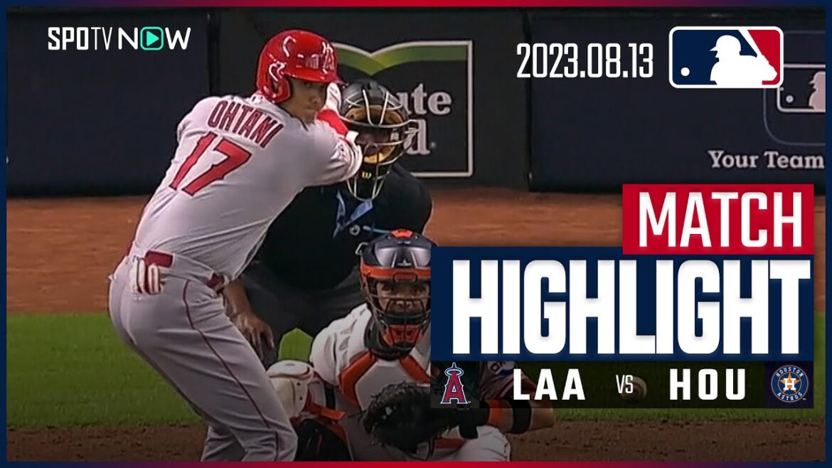 【 大谷翔平フェンス直撃の二塁打！異次元の打球速度 】8.13 エンゼルス VS アストロズ 日本語ハイライト