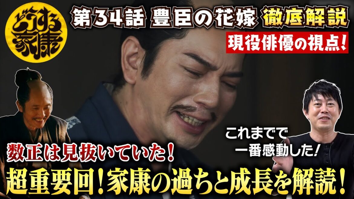 【どうする家康 34話】超重要回！松本潤さん演じる徳川家康の過ちと成長を解読！／石川数正は見抜いていた！変わってしまった家康を！／現役俳優・檜尾健太が独自目線で徹底解説！