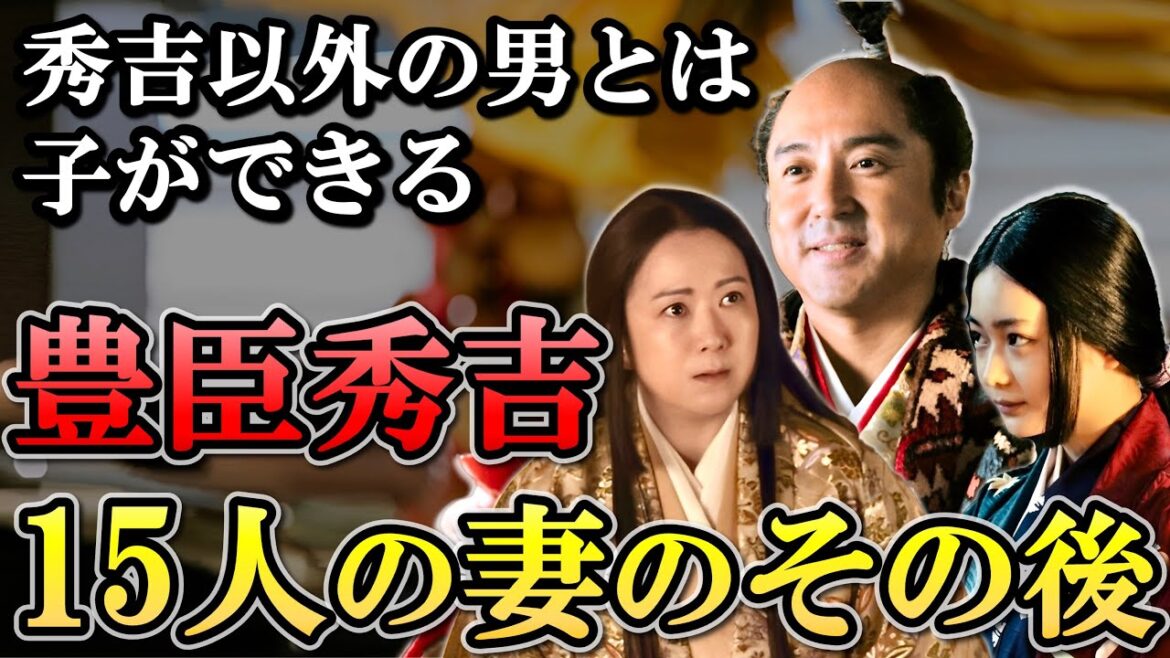 豊臣秀吉 15人の妻のその後  信長 家康とは違い名家の娘ばかり妻に迎える【どうする家康】