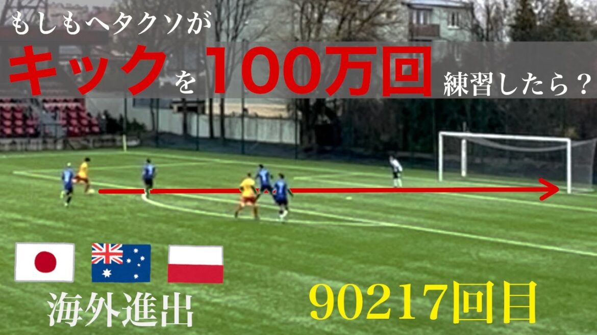 もしもヘタクソがキックを100万回練習したら？ 90217回目
