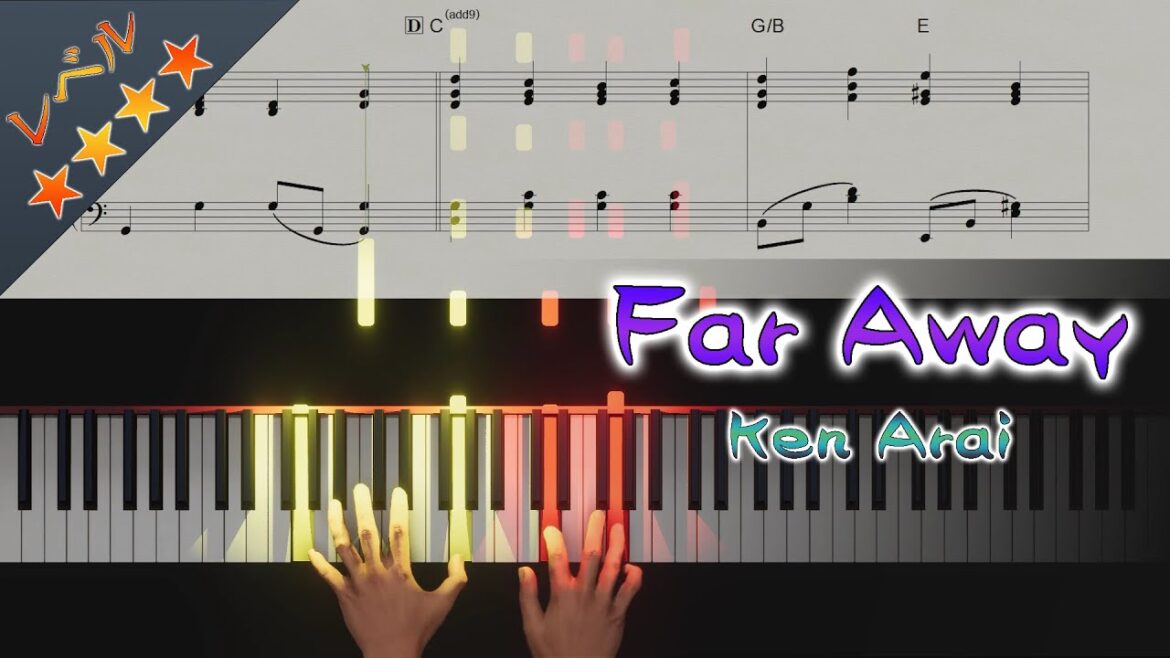 【楽譜（AI-1）】Far Away/『ミステリと言う勿れ』挿入歌 （ピアノソロ中級～上級）【ピアノアレンジ楽譜】