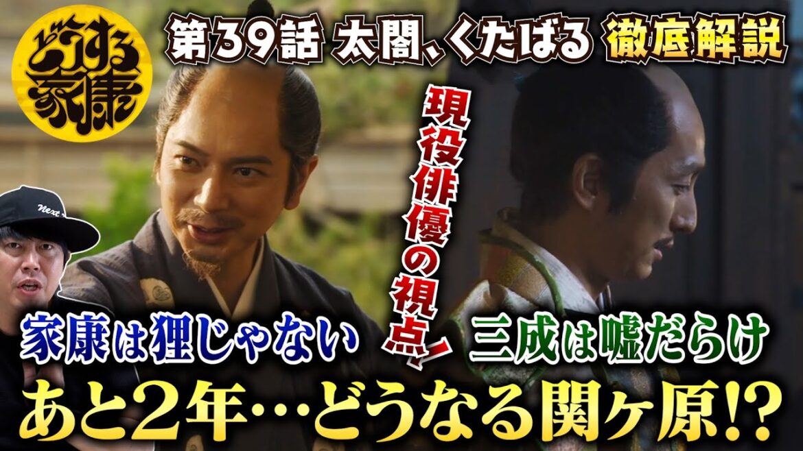 【どうする家康 39話】家康は“狸”ではない？三成はウソまみれ？…関ヶ原への布石を読み解く！／秀吉の最期＆茶々の涙の意味は！？／現役俳優・檜尾健太が独自の目線で徹底解説！