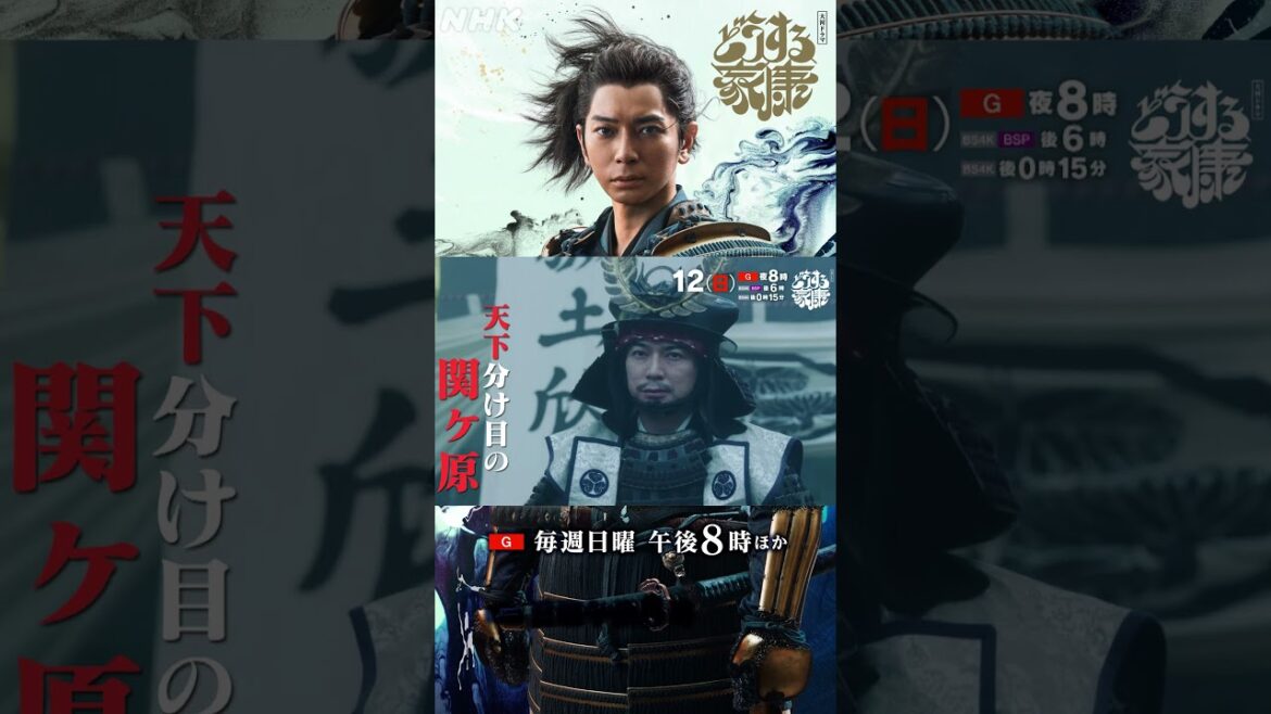 【第43回】【家康VS.三成】ついに、天下分け目の関ヶ原へ！ | 大河ドラマ「どうする家康」| NHK | #shorts