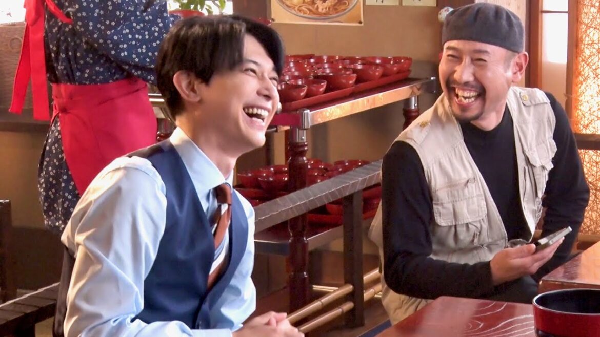 吉沢亮、渡部陽一の早ゼリフがツボ「すごく速い！」杉咲花、わんこそば店員に／ソフトバンクCM＋インタビュー＋メイキング