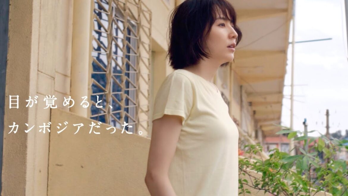 長澤まさみ、寝ぐせのまま外へ！「マジか…」／クボタCM