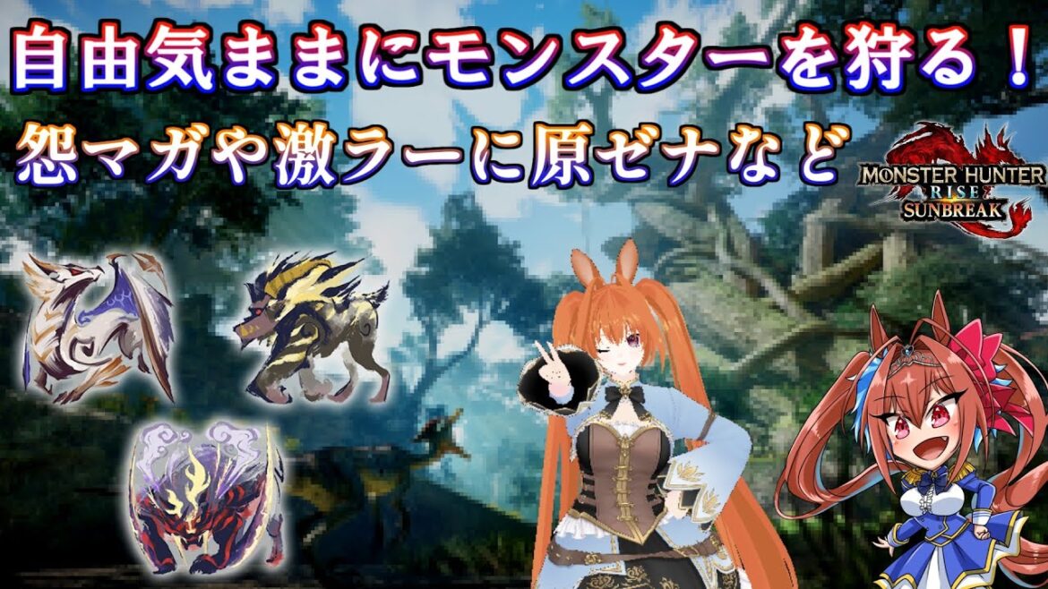参加型orソロ活【モンハンサンブレイク】【MHRSB】