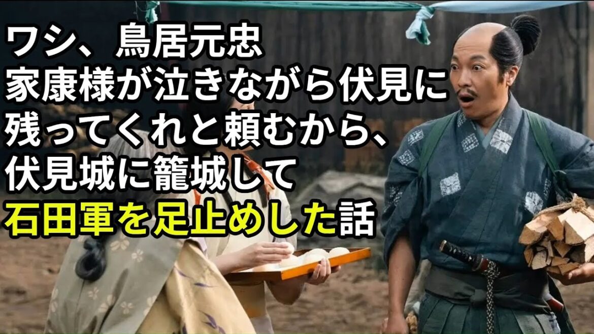 【感動する話】ワシ、鳥居元忠　家康様が泣く泣く伏見城に残ってくれと頼むもんじゃから、伏見城に籠城した話　#歴史 　#日本史　#戦国時代