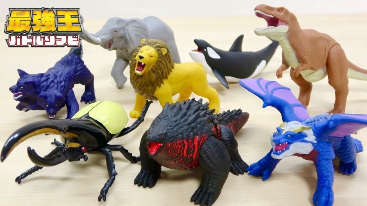 人気の最強王図鑑シリーズのソフビ 最強王バトルソフビ 買い忘れてた残り3体をゲット! 【ヘラクレスオオカブト, レヴィアタン, 応龍】