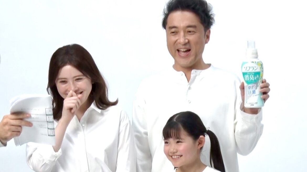 ムロツヨシ、カンペなしの長セリフに妻・宮澤エマに「何だっけ？」／ソフラン プレミアム消臭CM＋メイキング