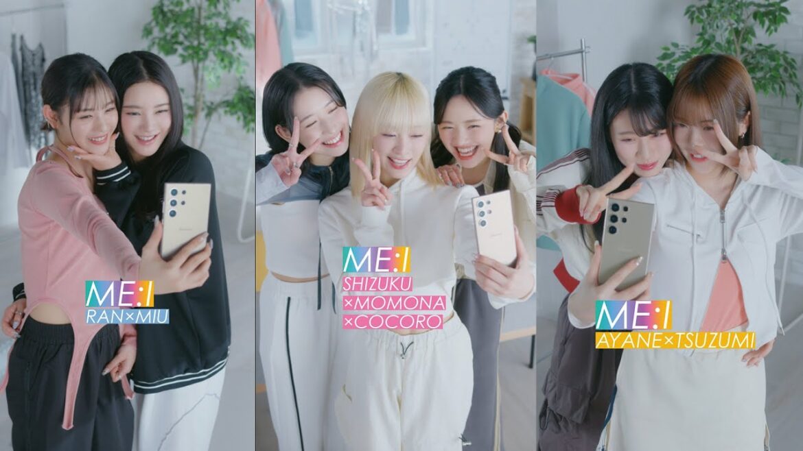 ME:I、タテ動画5本立て！即興ラップや思い出トークも／「Galaxy S24 Ultra」WEBムービー