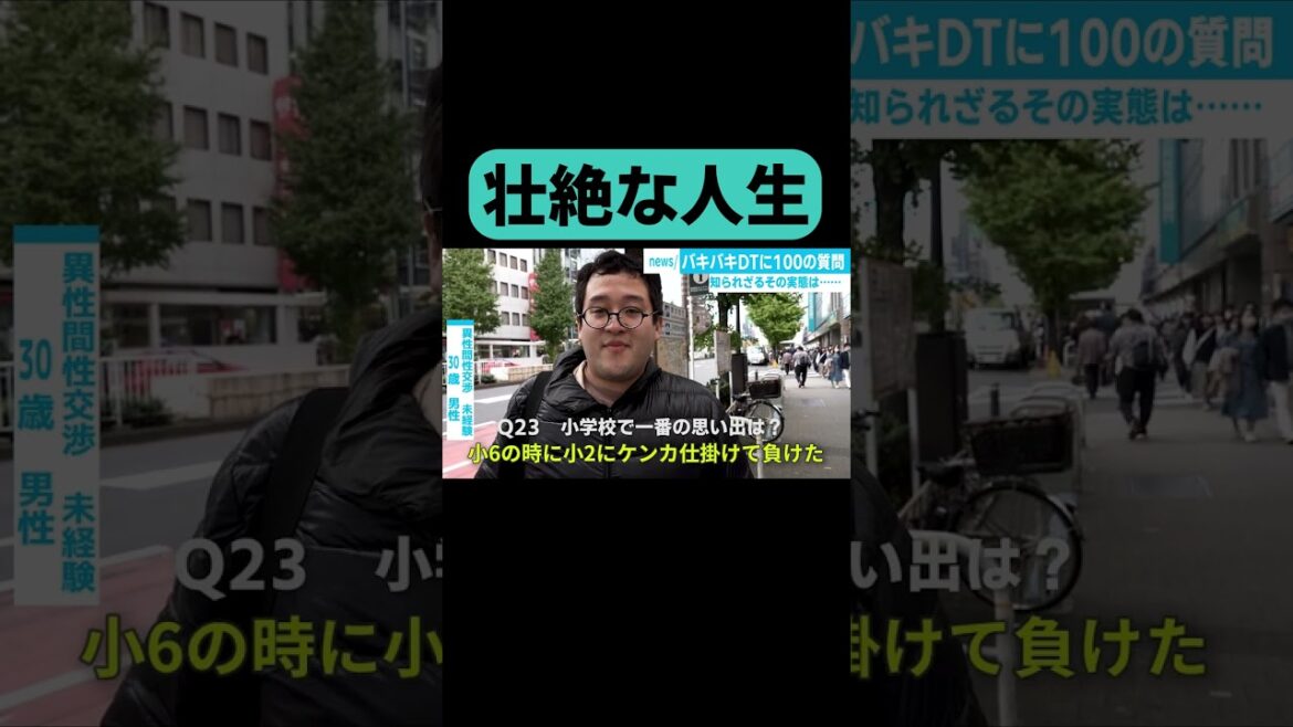 人生で一番後悔していることは？【バキ童に100の質問】 #shorts