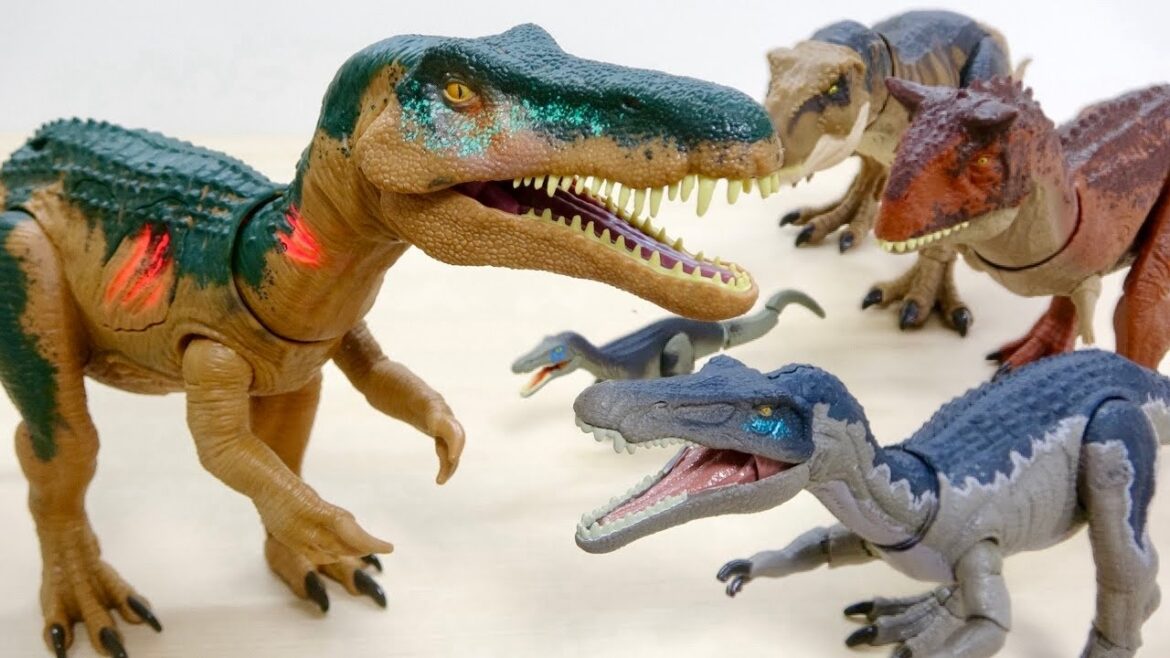 BIGサイズのダメージフィギュア🦖ジュラシック・ワールド ダメージ!ひかる バリオニクス