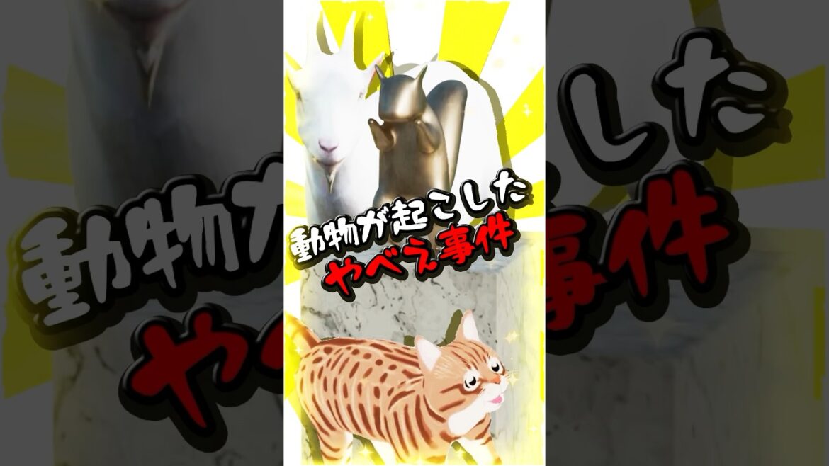 動物が起こしたやべえ事件part1#shorts