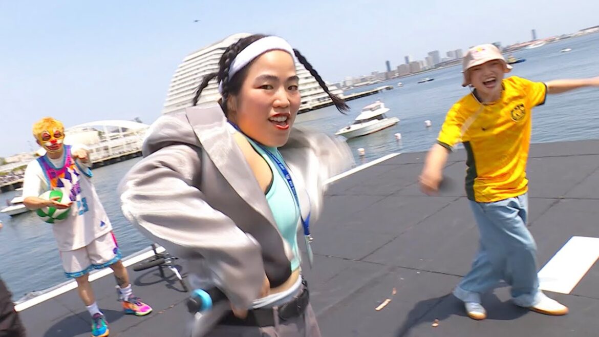 ゆりやんレトリィバァ、ブレイキングダンスに挑戦！“おなら”でオチ／Red Bull Flight Day 2024