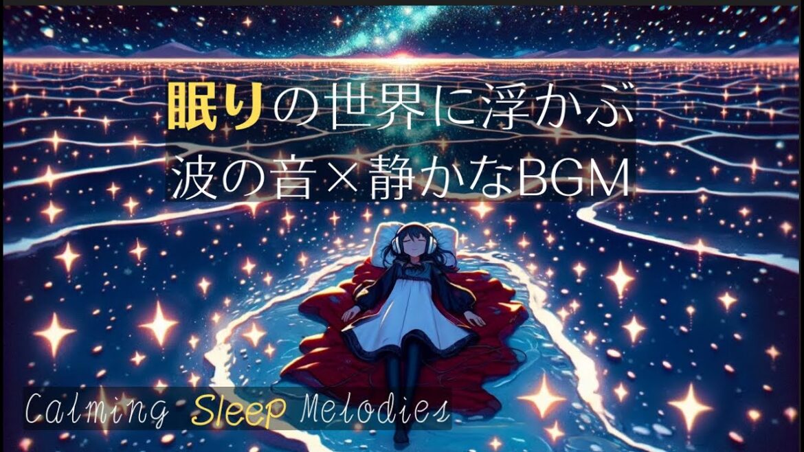 【星降る夜の眠り】穏やかなBGMと波の音で誘う深い眠り