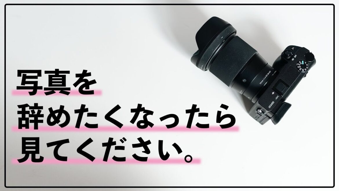 【初心者OK】あきらめないで！続けたらわかる写真を撮る楽しさ