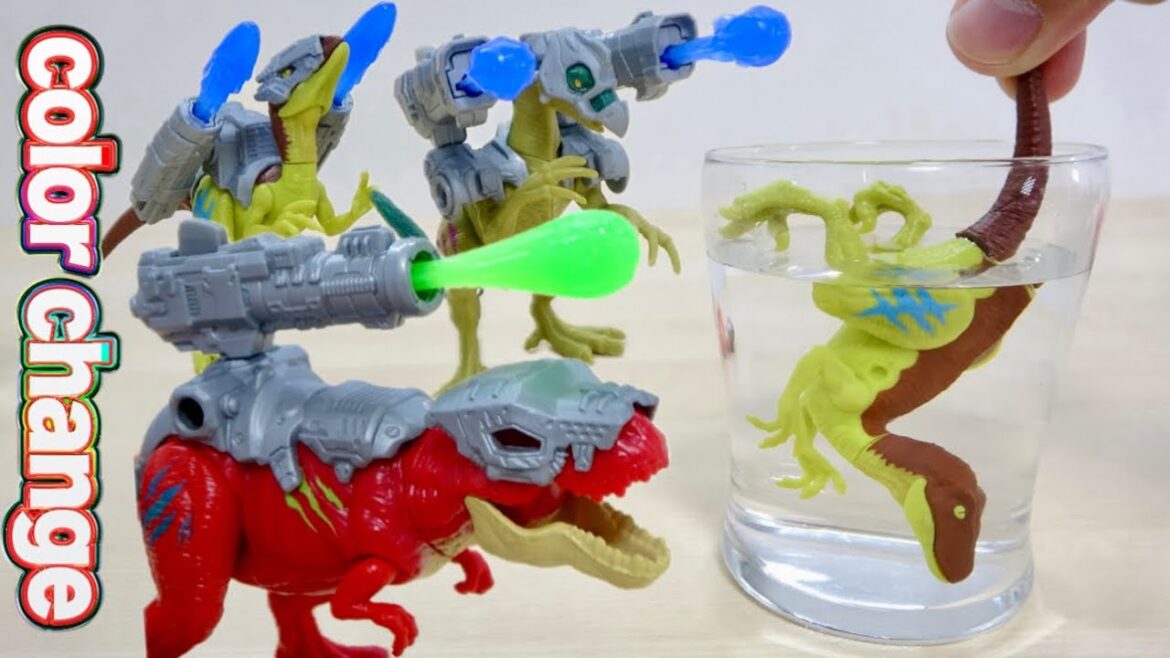 温度で傷の色が変わる恐竜フィギュア! DINO STRIKE COLOR CHANGE