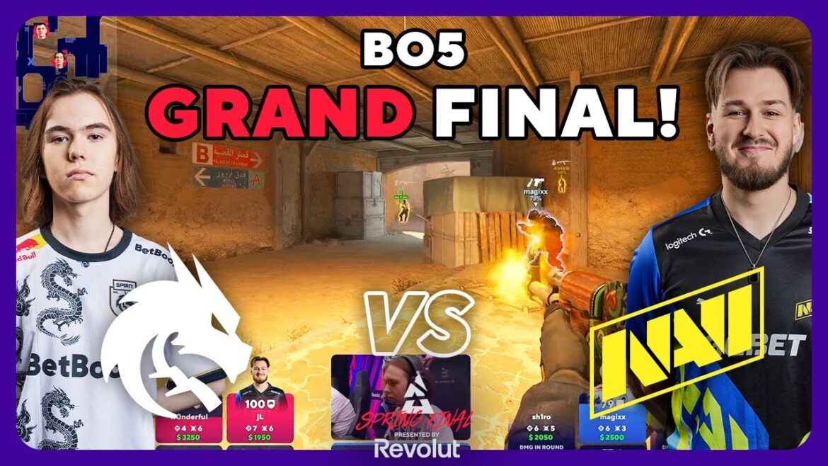 Spirit vs NAVI BO5 Grand Final (Official) - BLAST Premier Spring Final 2024 Presented by Revolut