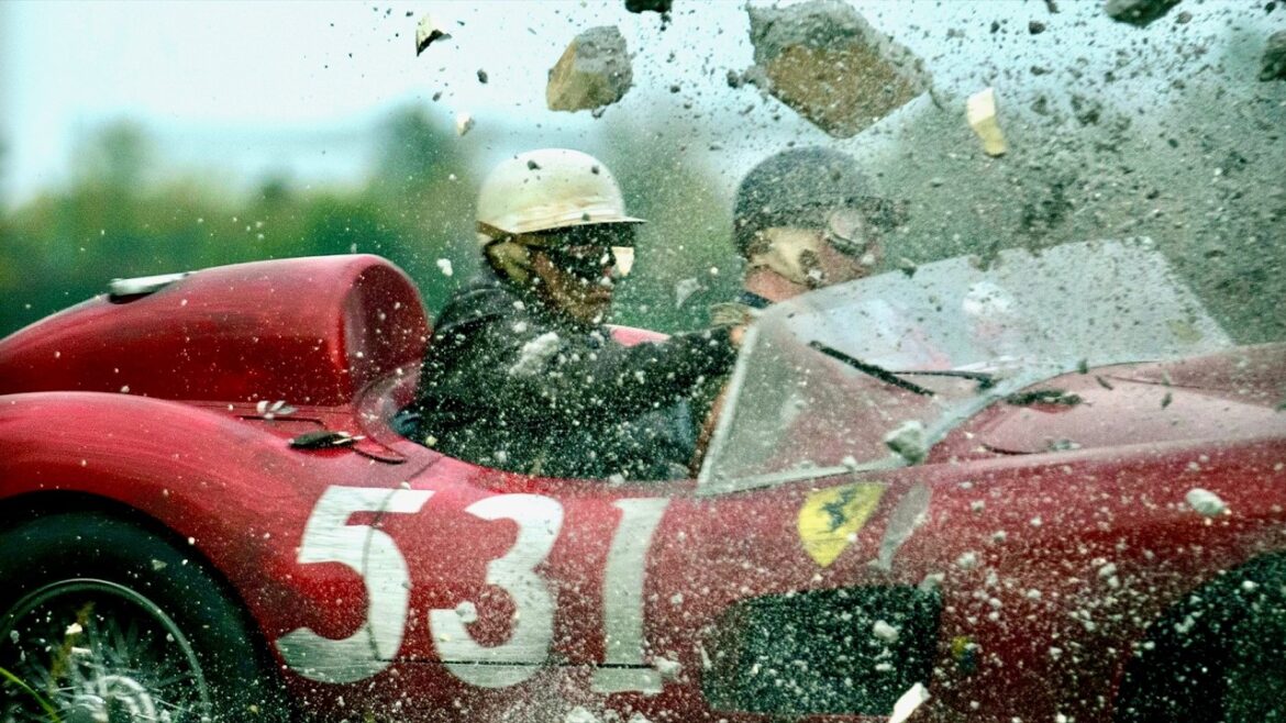 フェラーリ、命懸けのイタリア公道1600km縦断レース「ミッレミリア」／映画『フェラーリ』特別映像
