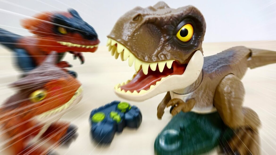 T-REXの動きが怖すぎる! ジュラシックワールド マテルの珍しい恐竜ラジコン