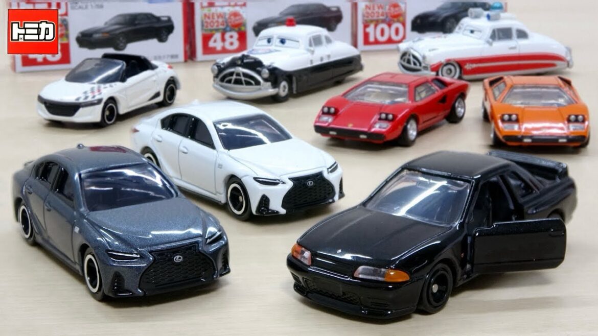 トミカ 2024年7月新車 懐かしのGT-Rが綺麗になって登場✨ レクサスIS 350 F SPORT, ランボルギーニ カウンタック LP400