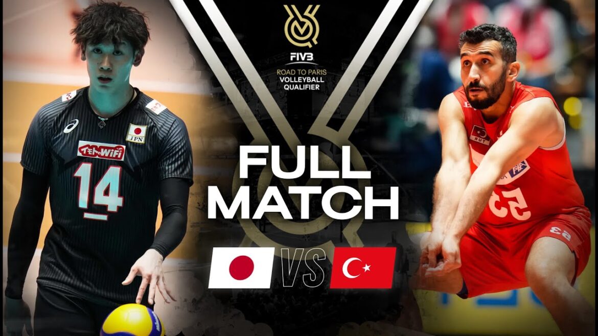 JPN 🇯🇵 vs 🇹🇷 TUR – Paris 2024 Olympic Qualification Tournament | Full Match – Volleyball JPN 🇯🇵 vs 🇹🇷 TUR - Paris 2024 Olympic Qualification Tournament | Full Match - Volleyball