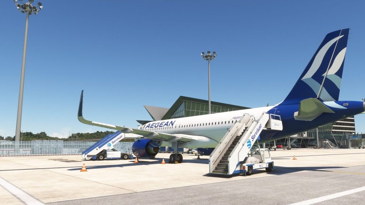MSFS | France Tour 07 | Lille (LFQQ) - Nice (LFMN)  | A320neo | Aegean Airlines