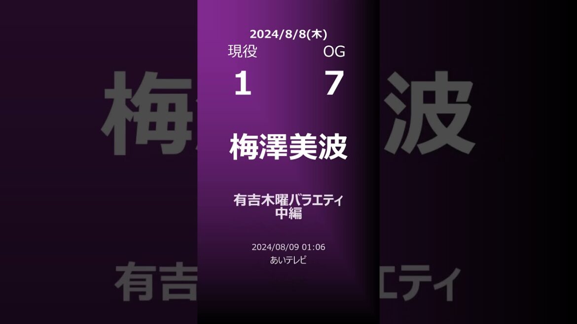 【明日の乃木坂】地方局他 2024/08/08 #shorts #乃木坂46 【番組出演】