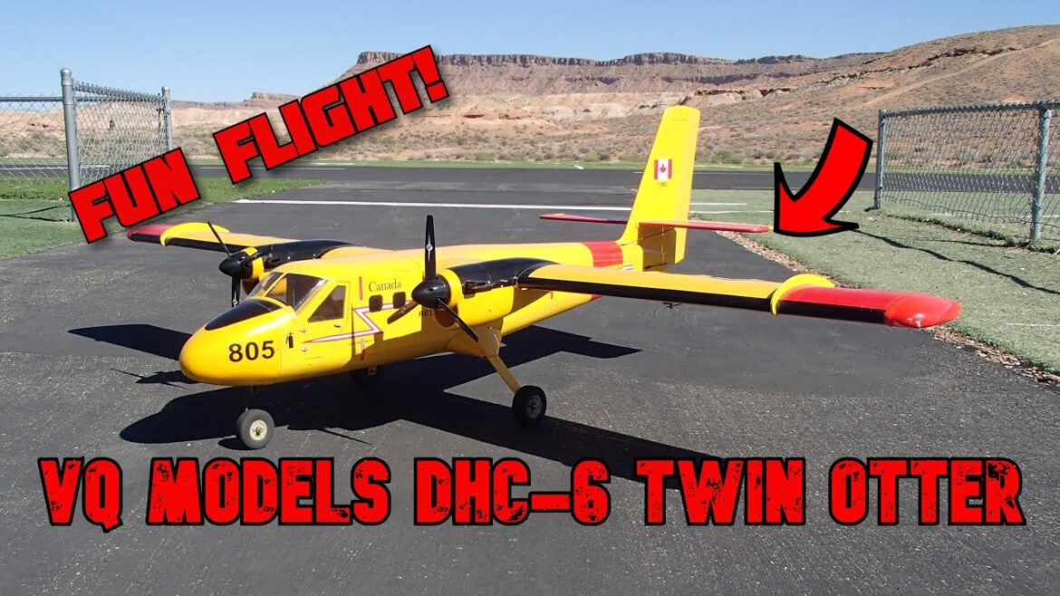 VQ Models DHC-6 Twin Otter FUN FLIGHT at St. George Utah!