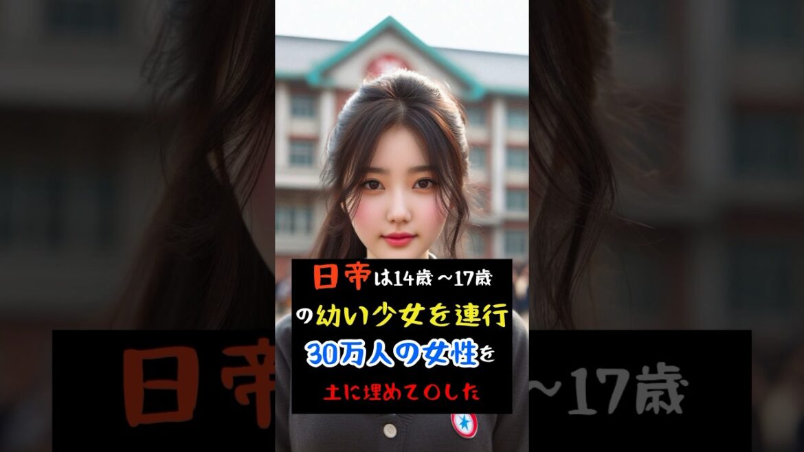 慰安婦被害者Aさんの証言「日帝は14歳～17歳の幼い少女を連行した」#shorts #歴史