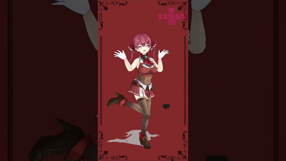 宝鐘マリン「パイパイ仮面でどうかしらん？」Shorts【MMDホロライブ】 @HoushouMarine